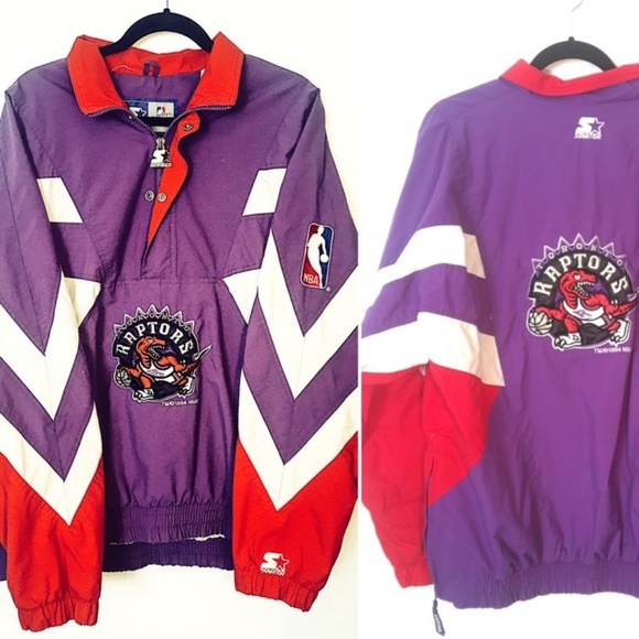 retro raptors jacket